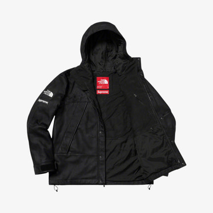Supreme x The North Face Leather Mountain Parka Black FW18 - SOLE SERIOUSS (2)