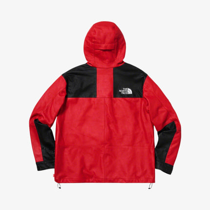 Supreme x The North Face Leather Mountain Parka Red FW18 - SOLE SERIOUSS (3)