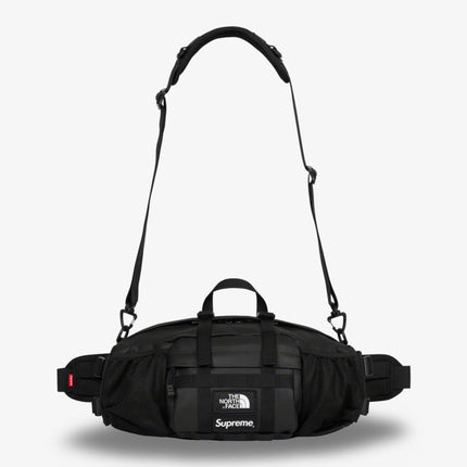 Supreme x The North Face Leather Mountain Waist Bag Black (FW18) - SOLE SERIOUSS (2)