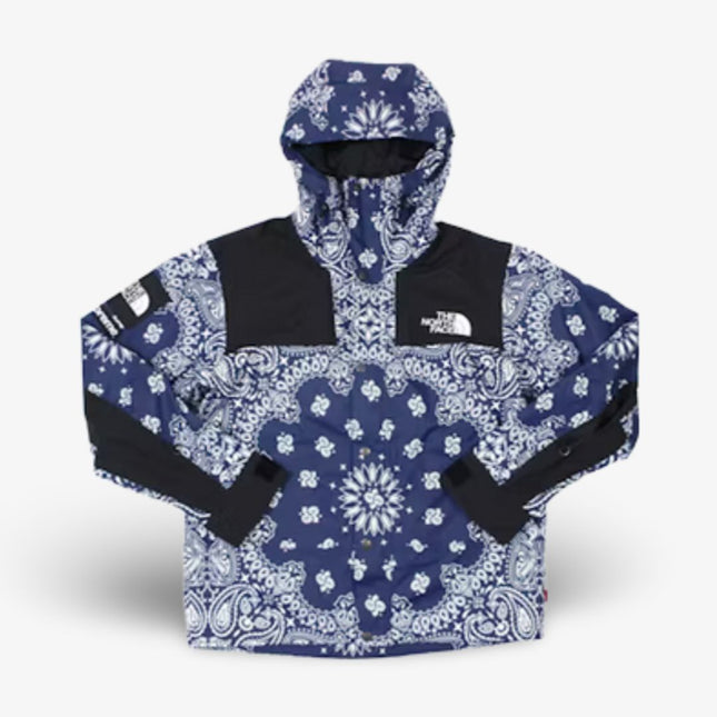 Supreme x The North Face Mountain Jacket 'Bandana' Navy (FW14) - SOLE SERIOUSS (1)