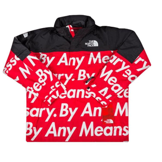 Supreme x The North Face Mountain Jacket 'By Any Means Necessary' Red FW15 - SOLE SERIOUSS (1)