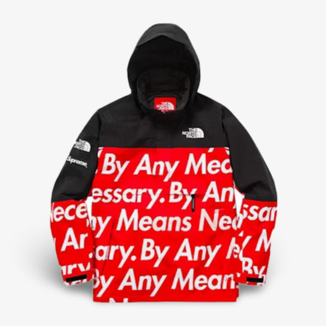 Supreme x The North Face Mountain Jacket 'By Any Means Necessary' Red (FW15) - SOLE SERIOUSS (1)