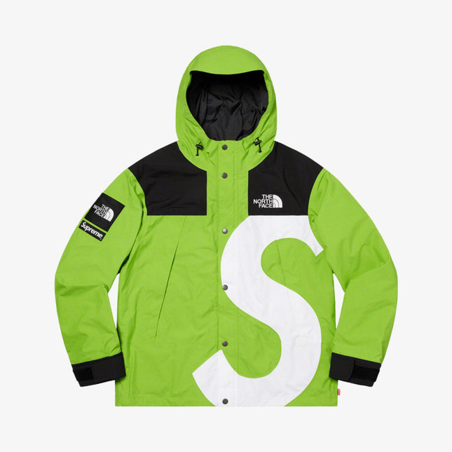 Supreme x The North Face Mountain Jacket 'S Logo' Lime (FW20) - SOLE SERIOUSS (1)