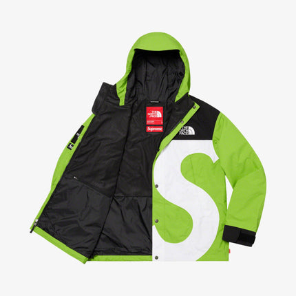 Supreme x The North Face Mountain Jacket 'S Logo' Lime FW20 - SOLE SERIOUSS (2)