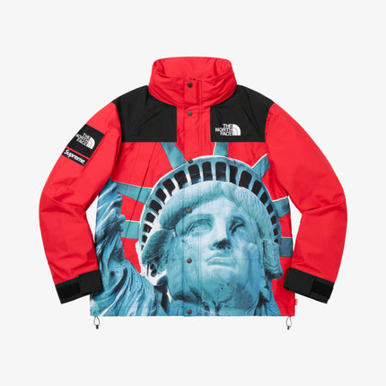 Supreme x The North Face Mountain Jacket 'Statue of Liberty' Red FW19 - SOLE SERIOUSS (2)