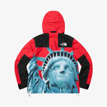 Supreme x The North Face Mountain Jacket 'Statue of Liberty' Red FW19 - SOLE SERIOUSS (3)