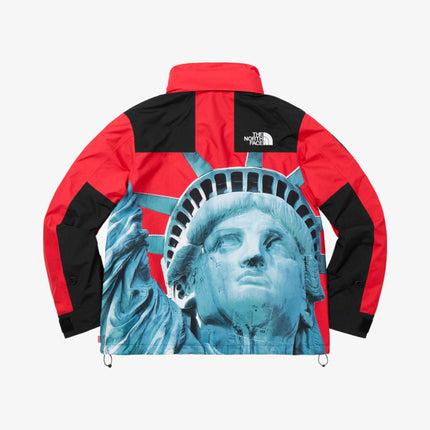 Supreme x The North Face Mountain Jacket 'Statue of Liberty' Red FW19 - SOLE SERIOUSS (4)