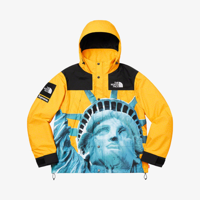 Supreme x The North Face Mountain Jacket 'Statue of Liberty' Yellow FW19 - SOLE SERIOUSS (1)