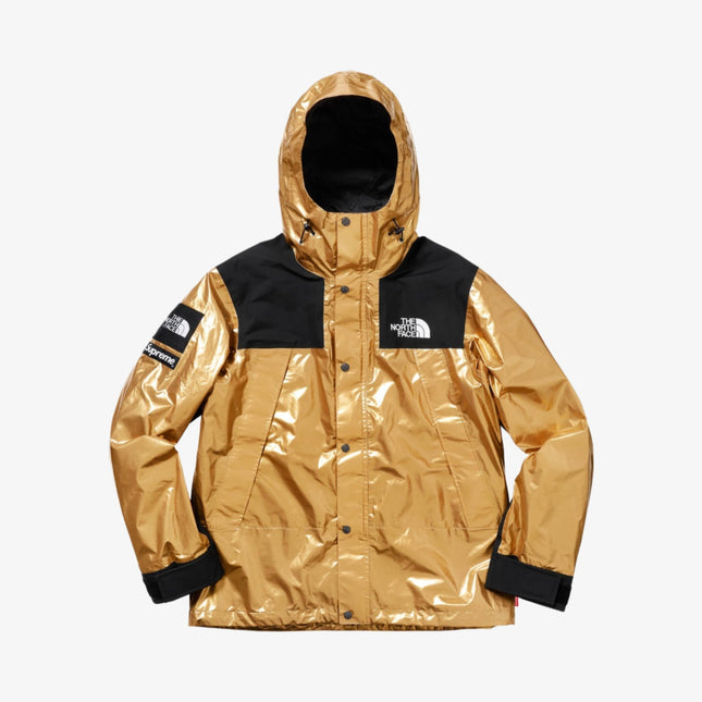 Supreme x The North Face Mountain Parka 'Metallic' Gold SS18 - SOLE SERIOUSS (1)