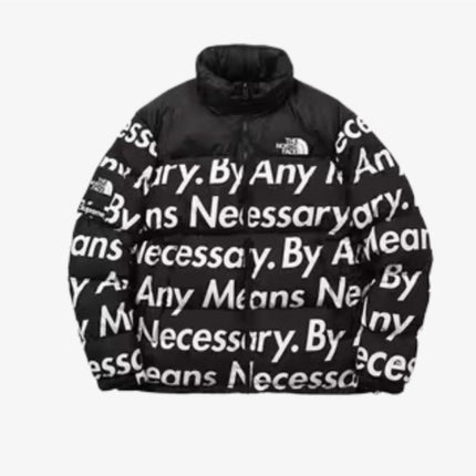 Supreme x The North Face Nuptse Jacket 'By Any Means Necessary' Black (FW15) - SOLE SERIOUSS (1)