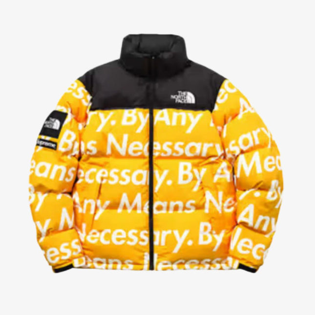 Supreme x The North Face Nuptse Jacket 'By Any Means Necessary' Yellow (FW15) - SOLE SERIOUSS (1)