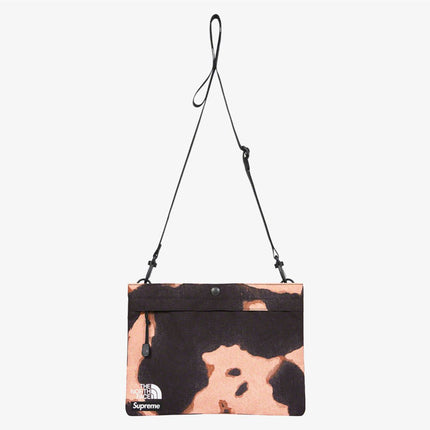 Supreme x The North Face Shoulder Bag 'Bleached Denim Print' Black (FW21) - SOLE SERIOUSS (2)