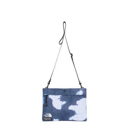 Supreme x The North Face Shoulder Bag 'Bleached Denim Print' Indigo FW21 - SOLE SERIOUSS (1)