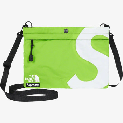 Supreme x The North Face Shoulder Bag 'S Logo' Lime (FW20) - SOLE SERIOUSS (1)