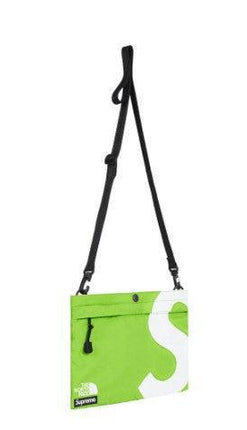 Supreme x The North Face Shoulder Bag 'S Logo' Lime FW20 - SOLE SERIOUSS (2)