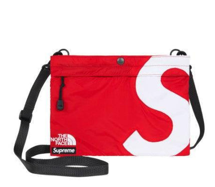 Supreme x The North Face Shoulder Bag 'S Logo' Red FW20 - SOLE SERIOUSS (1)