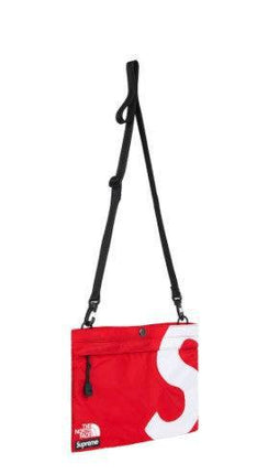 Supreme x The North Face Shoulder Bag 'S Logo' Red FW20 - SOLE SERIOUSS (2)