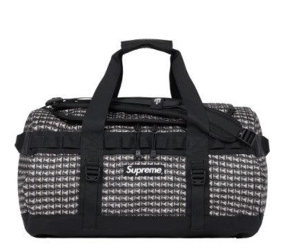 Supreme x The North Face Small Base Camp Duffle Bag 'Studded' Black SS21 - SOLE SERIOUSS (1)