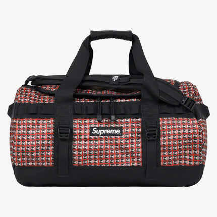 Supreme x The North Face Small Base Camp Duffle Bag 'Studded' Red (SS21) - SOLE SERIOUSS (1)