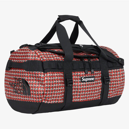 Supreme x The North Face Small Base Camp Duffle Bag 'Studded' Red (SS21) - SOLE SERIOUSS (2)