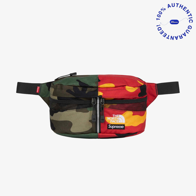 Supreme x The North Face 'Split' Waist Bag Multicolor Camo (SS24) | SOLE SERIOUSS [1]