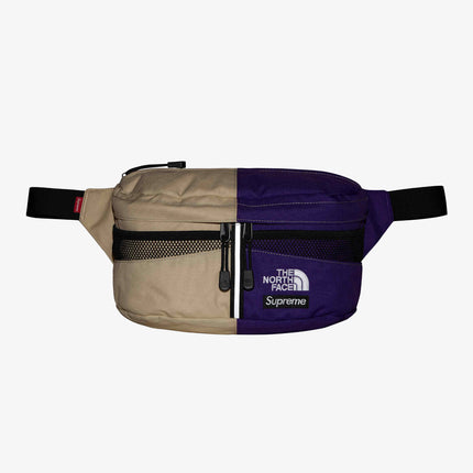 Supreme x The North Face 'Split' Waist Bag Tan / Purple (SS24) | SOLE SERIOUSS [2]