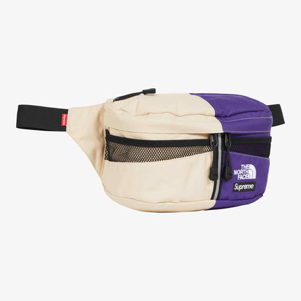 Supreme x The North Face 'Split' Waist Bag Tan / Purple (SS24) | SOLE SERIOUSS [3]