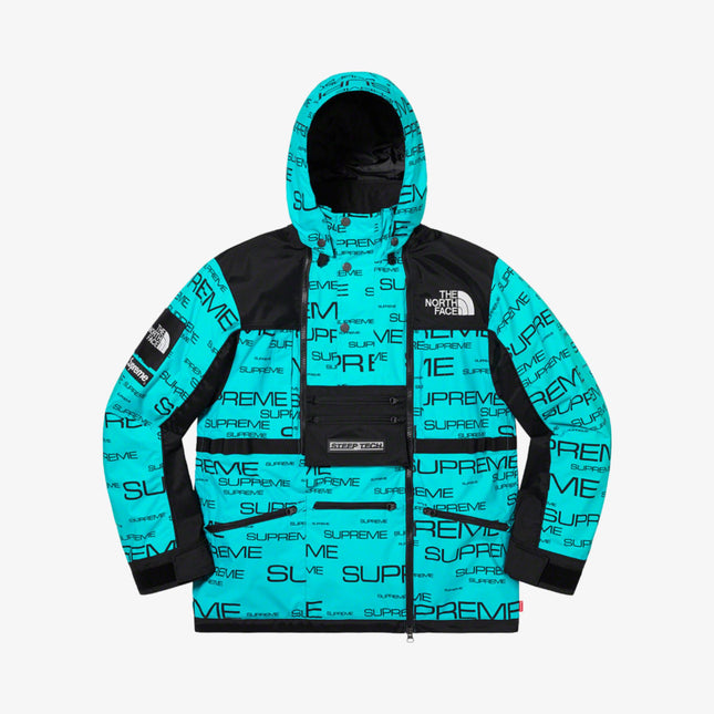 Supreme x The North Face Steep Tech Apogee Jacket Teal FW21 - SOLE SERIOUSS (1)