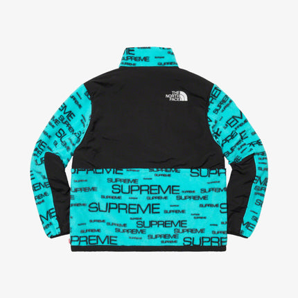 Supreme x The North Face Steep Tech Fleece Jacket Teal FW21 - SOLE SERIOUSS (2)