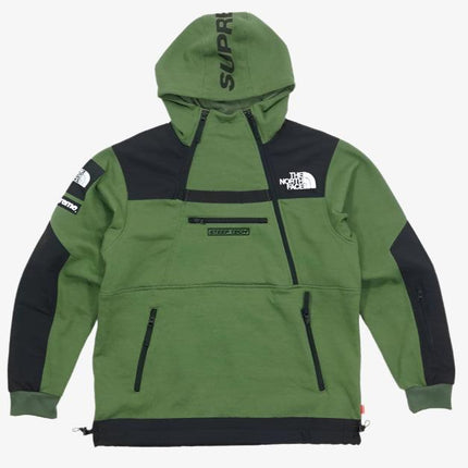 Supreme x The North Face Steep Tech Hooded Sweatshirt Olive (SS16) - SOLE SERIOUSS (1)