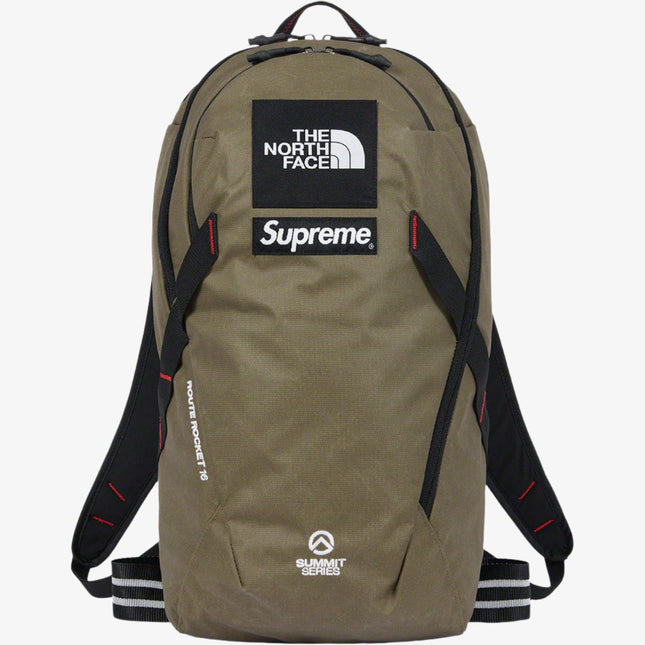 Supreme x The North Face Summit Series Route Rocket Backpack 'Outer Tape Seam' Olive (SS21) - SOLE SERIOUSS (1)