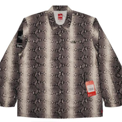 Supreme x The North Face Taped Seam Coaches Jacket 'Snakeskin' Black SS18 - SOLE SERIOUSS (1)