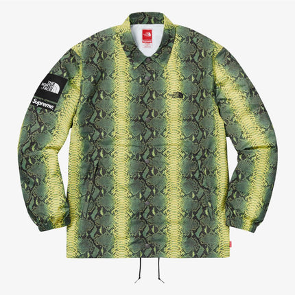 Supreme x The North Face Taped Seam Coaches Jacket 'Snakeskin' Green (SS18) - SOLE SERIOUSS (1)