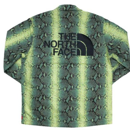 Supreme x The North Face Taped Seam Coaches Jacket 'Snakeskin' Green SS18 - SOLE SERIOUSS (2)