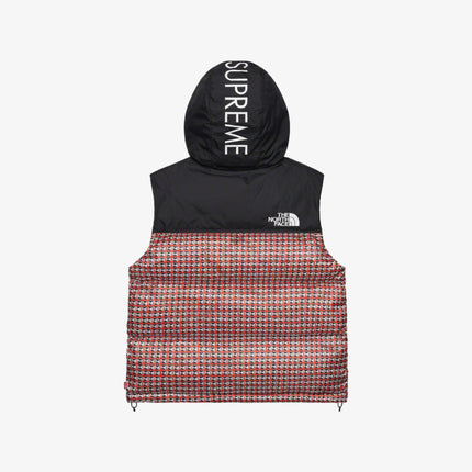 Supreme x The North Face Vest 'Studded Nuptse' Red SS21 - SOLE SERIOUSS (3)