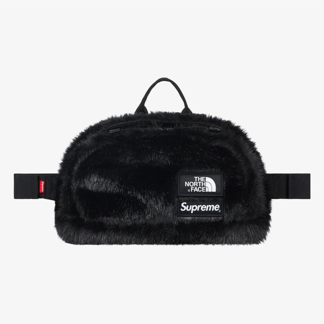 Supreme x The North Face Waist Bag 'Faux Fur' Black (FW20) - SOLE SERIOUSS (1)