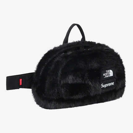 Supreme x The North Face Waist Bag 'Faux Fur' Black (FW20) - SOLE SERIOUSS (2)