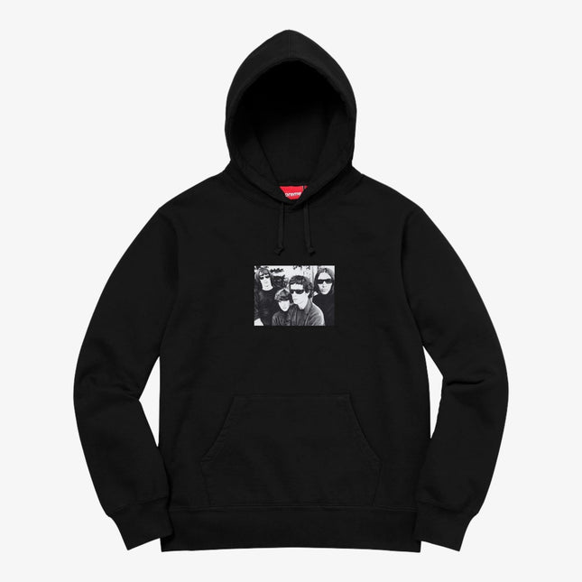 Supreme x The Velvet Underground Hooded Sweatshirt Black (FW19) - SOLE SERIOUSS (1)