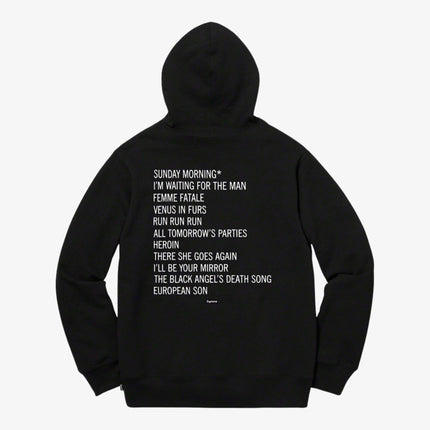 Supreme x The Velvet Underground Hooded Sweatshirt Black (FW19) - SOLE SERIOUSS (2)