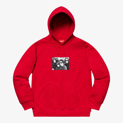 Supreme x The Velvet Underground Hooded Sweatshirt Red (FW19) - SOLE SERIOUSS (1)