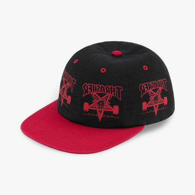 Supreme x Thrasher 6-Panel Black (FW21) - SOLE SERIOUSS (1)