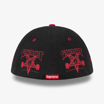 Supreme x Thrasher 6-Panel Black (FW21) - SOLE SERIOUSS (2)