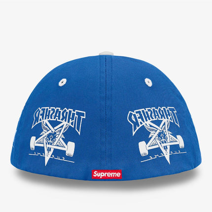 Supreme x Thrasher 6-Panel Blue (FW21) - SOLE SERIOUSS (2)