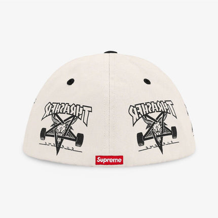 Supreme x Thrasher 6-Panel White (FW21) - SOLE SERIOUSS (2)