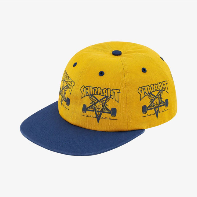 Supreme x Thrasher 6-Panel Yellow (FW21) - SOLE SERIOUSS (1)