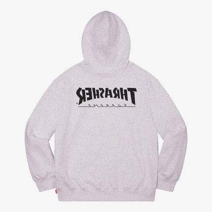 Supreme x Thrasher Hooded Sweatshirt Ash Grey (FW21) - SOLE SERIOUSS (2)