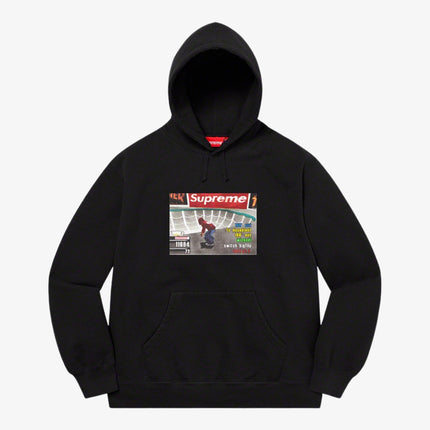 Supreme x Thrasher Hooded Sweatshirt Black (FW21) - SOLE SERIOUSS (1)