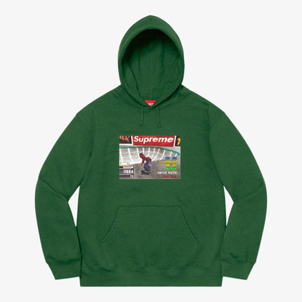 Supreme x Thrasher Hooded Sweatshirt Green (FW21) - SOLE SERIOUSS (1)