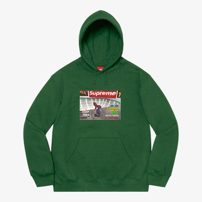 Supreme x Thrasher Hooded Sweatshirt Green FW21 - SOLE SERIOUSS (1)