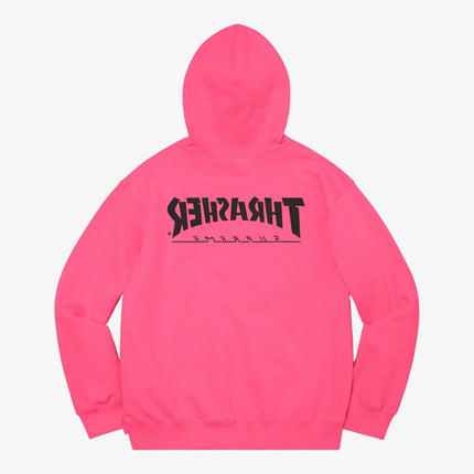 Supreme x Thrasher Hooded Sweatshirt Magenta (FW21) - SOLE SERIOUSS (2)